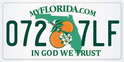FL license plate 0727LF