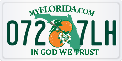 FL license plate 0727LH