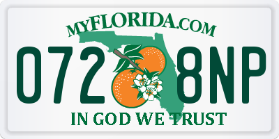 FL license plate 0728NP