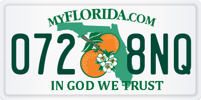 FL license plate 0728NQ