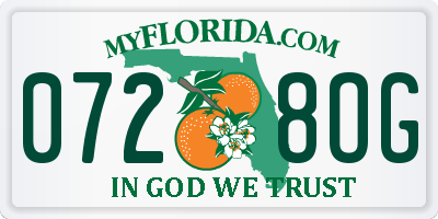 FL license plate 0728OG