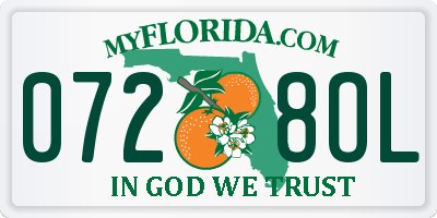FL license plate 0728OL