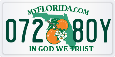 FL license plate 0728OY