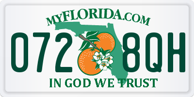 FL license plate 0728QH
