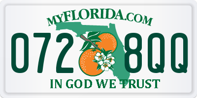 FL license plate 0728QQ