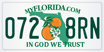 FL license plate 0728RN