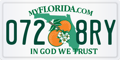 FL license plate 0728RY
