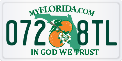 FL license plate 0728TL