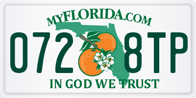 FL license plate 0728TP