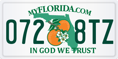 FL license plate 0728TZ
