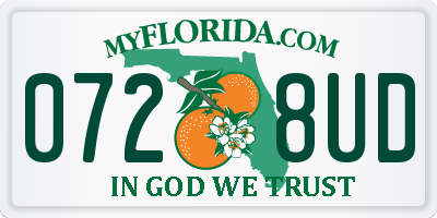 FL license plate 0728UD