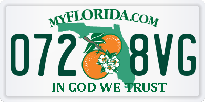 FL license plate 0728VG