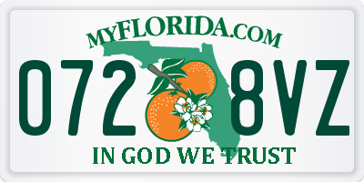 FL license plate 0728VZ