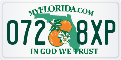 FL license plate 0728XP