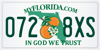 FL license plate 0728XS