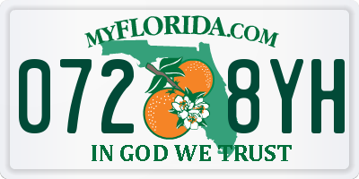 FL license plate 0728YH