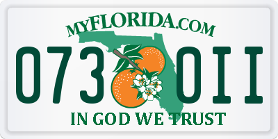 FL license plate 0730II