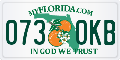 FL license plate 0730KB