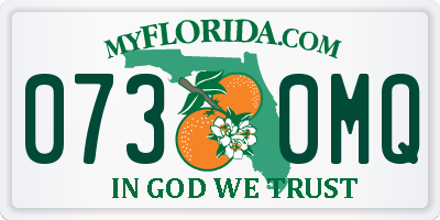 FL license plate 0730MQ