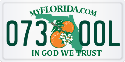 FL license plate 0730OL