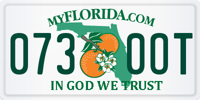 FL license plate 0730OT