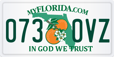 FL license plate 0730VZ
