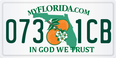 FL license plate 0731CB