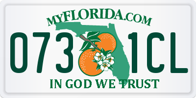 FL license plate 0731CL