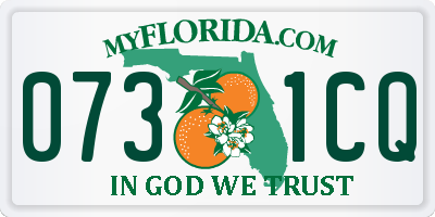 FL license plate 0731CQ