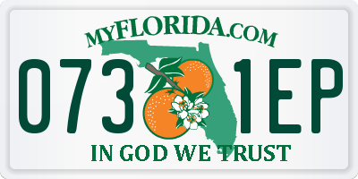 FL license plate 0731EP