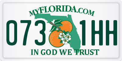 FL license plate 0731HH