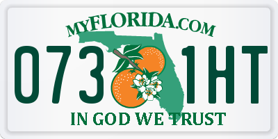 FL license plate 0731HT