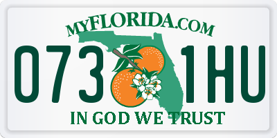 FL license plate 0731HU