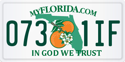 FL license plate 0731IF