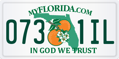 FL license plate 0731IL