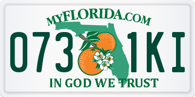 FL license plate 0731KI