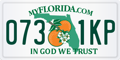 FL license plate 0731KP