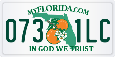 FL license plate 0731LC