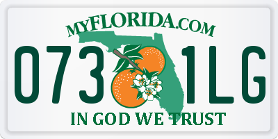 FL license plate 0731LG