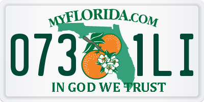 FL license plate 0731LI