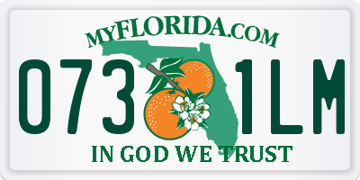 FL license plate 0731LM