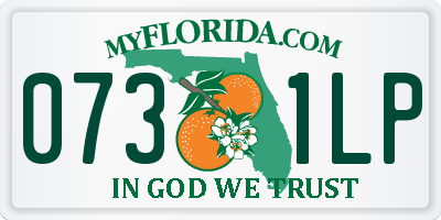 FL license plate 0731LP