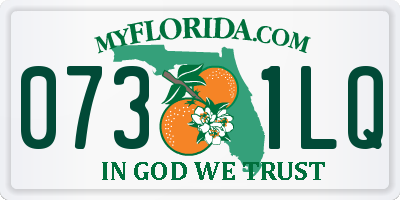 FL license plate 0731LQ