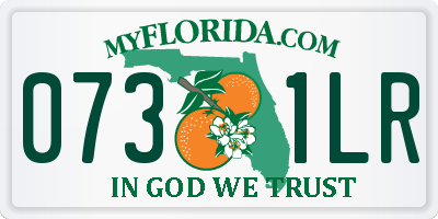 FL license plate 0731LR