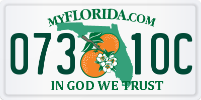 FL license plate 0731OC