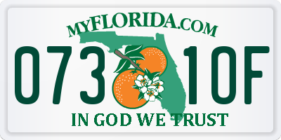 FL license plate 0731OF