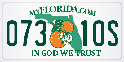 FL license plate 0731OS
