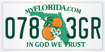 FL license plate 0783GR