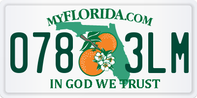 FL license plate 0783LM
