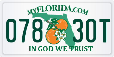 FL license plate 0783OT